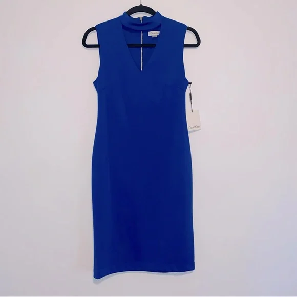 Calvin Klein | Dresses | Calvin Klein Cobalt Blue Dress New Size 4 |  Poshmark